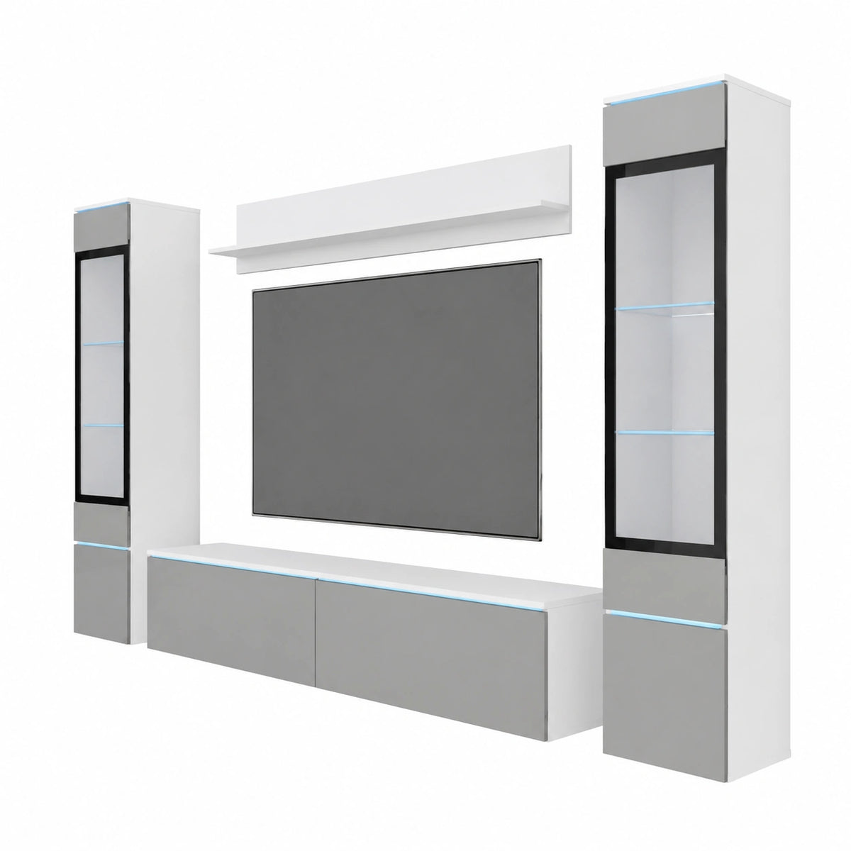 Set Salotto PIASKI Vera II con LED, Vari Colori Disponibili