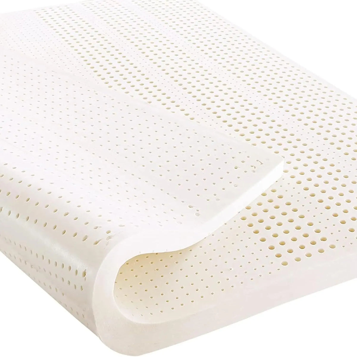 100% Natural Latex Mattress - Hypoallergenic & Comfortable Pain Relief, Bedroom & Hotel, 90x190cm, 35x75 Inch, Back & Shoulder Support