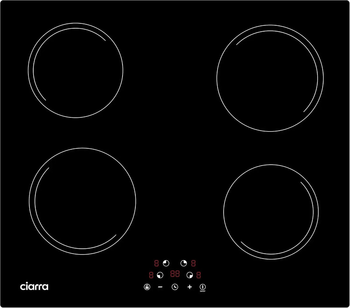 CDV 24 Inch Induction Cooktop 4 Burners - 6000W