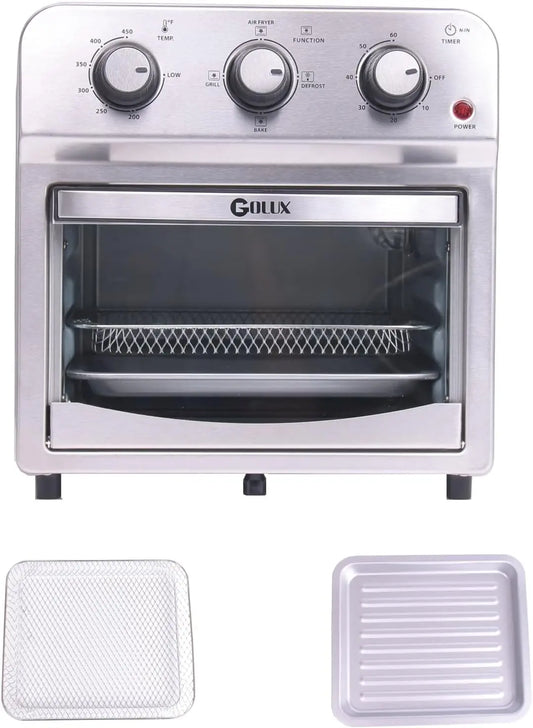 13QT - 12L, 1500W Countertop Air Fryer Toaster Oven Combo