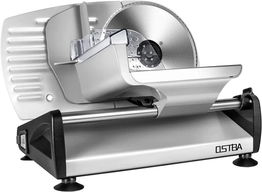 OSTBA Electric Meat Slicer with 7.5 Inch Stainless Steel Blades - 150W