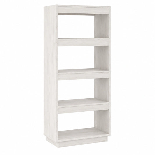 Scaffale in legno di pino 60x35x135 cm, divisorio sottile per soggiorno e corridoio