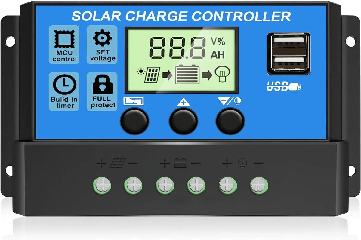 [] 30A PWM Solar Charge Controller with Auto Parameter LCD Display