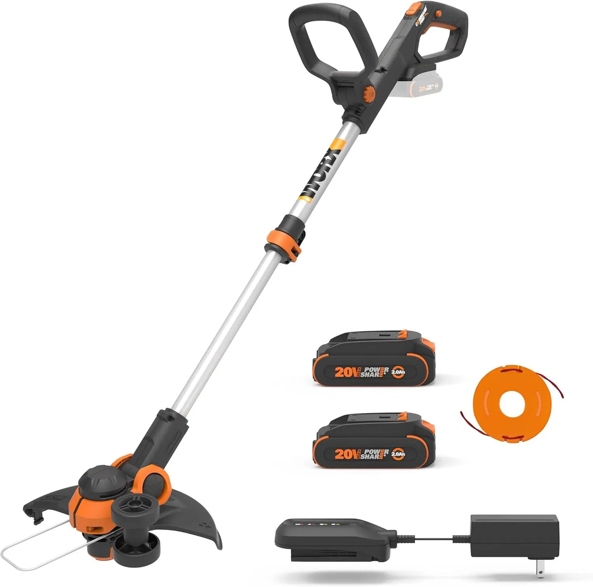 WORX 20V 12 Inch 2-in-1 Cordless String Trimmer & Electric Lawn Edger - WG163