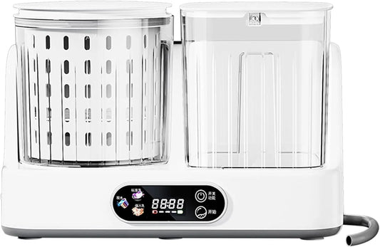 Automatic Underwear Washing Machine with 8000mAh Battery - 3L Portable Mini Washing Machine and Spin Dryer for Underwear, Socks, Baby Clothes