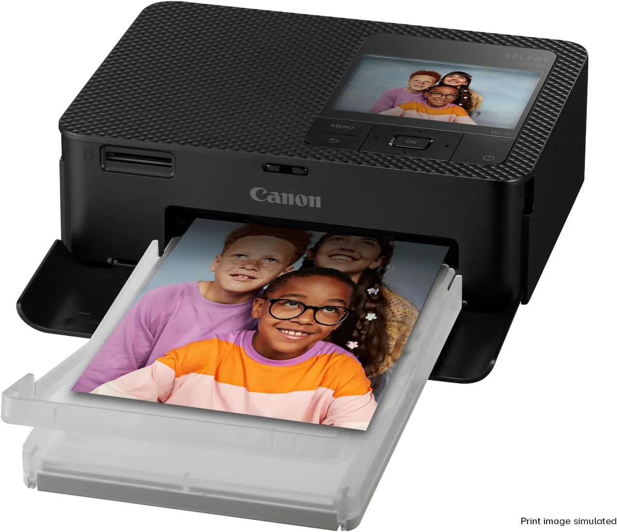 Canon Selphy CP1500 Wireless Compact Photo Printer - Black