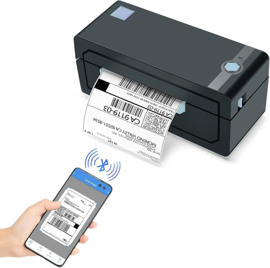 JADENS Bluetooth Thermal Shipping Label Printer - Wireless 4x6 Label Printer