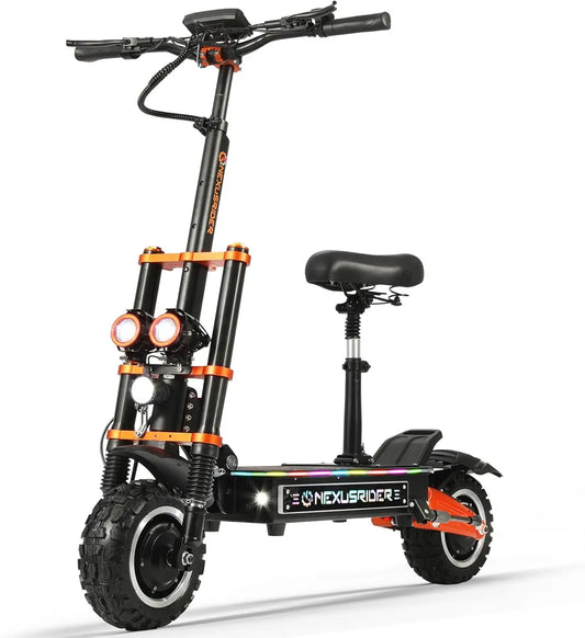 7000W Adult Electric Scooter - 60V Twin Motor Long Distance Foldable Sport