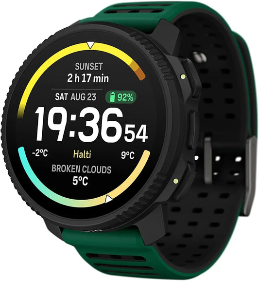 SUUNTO Vertical 2 GPS Sports Watch - 1.5AMOLED 115+ Sports Modes, Green