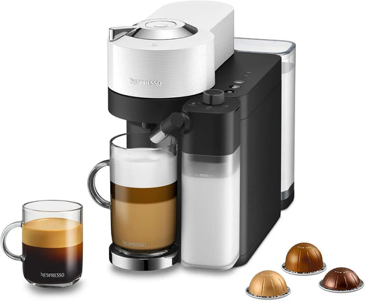 Nespresso Vertuo Lattissima Coffee & Espresso Maker by De'Longhi - White