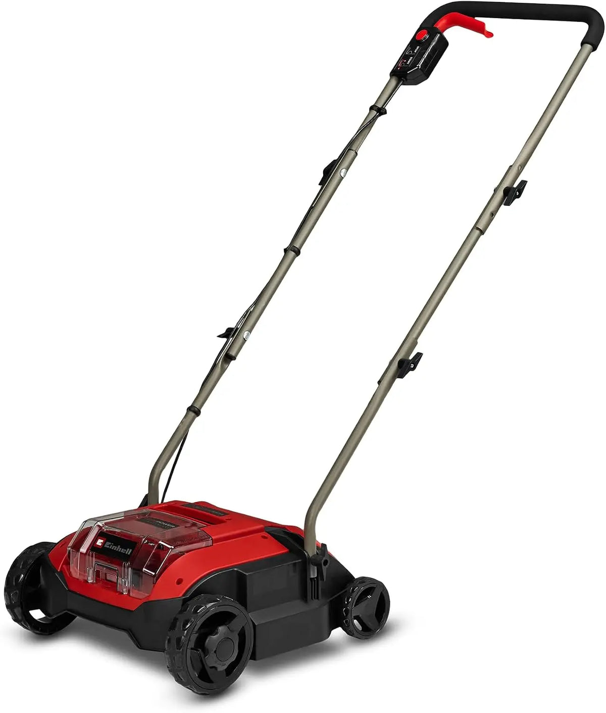 Einhell Battery Scarifier Fan GC-SC 18/28 DS Li-Solo Power X-Change - 18 V, 28 cm Working Width, Brushless, Knife Roller with 12 Blades
