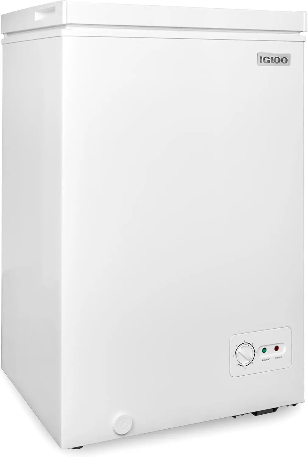 Igloo 3.5 Cu. Ft. Upright Deep Freezer Chest- Deep Freezer - Quick Freezing System & Adjustable Thermostat for Homes