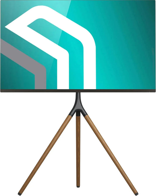 ONKRON Easel TV Stand for 32-65 Inch Screen up to 77 lbs - 360° Swivel TV Tripod Stand, Adjustable Height, Corner TV Floor Mount Max VESA 400x400
