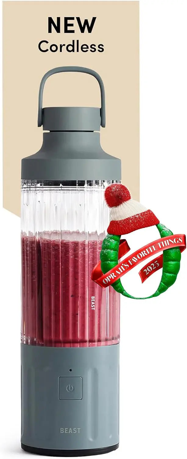 Beast GO Cordless - Portable Blender for Shakes & Smoothies, 22oz Blending Vessel, Blends Ice & Frozen Fruit, Rechargeable USB-C Battery, Mist