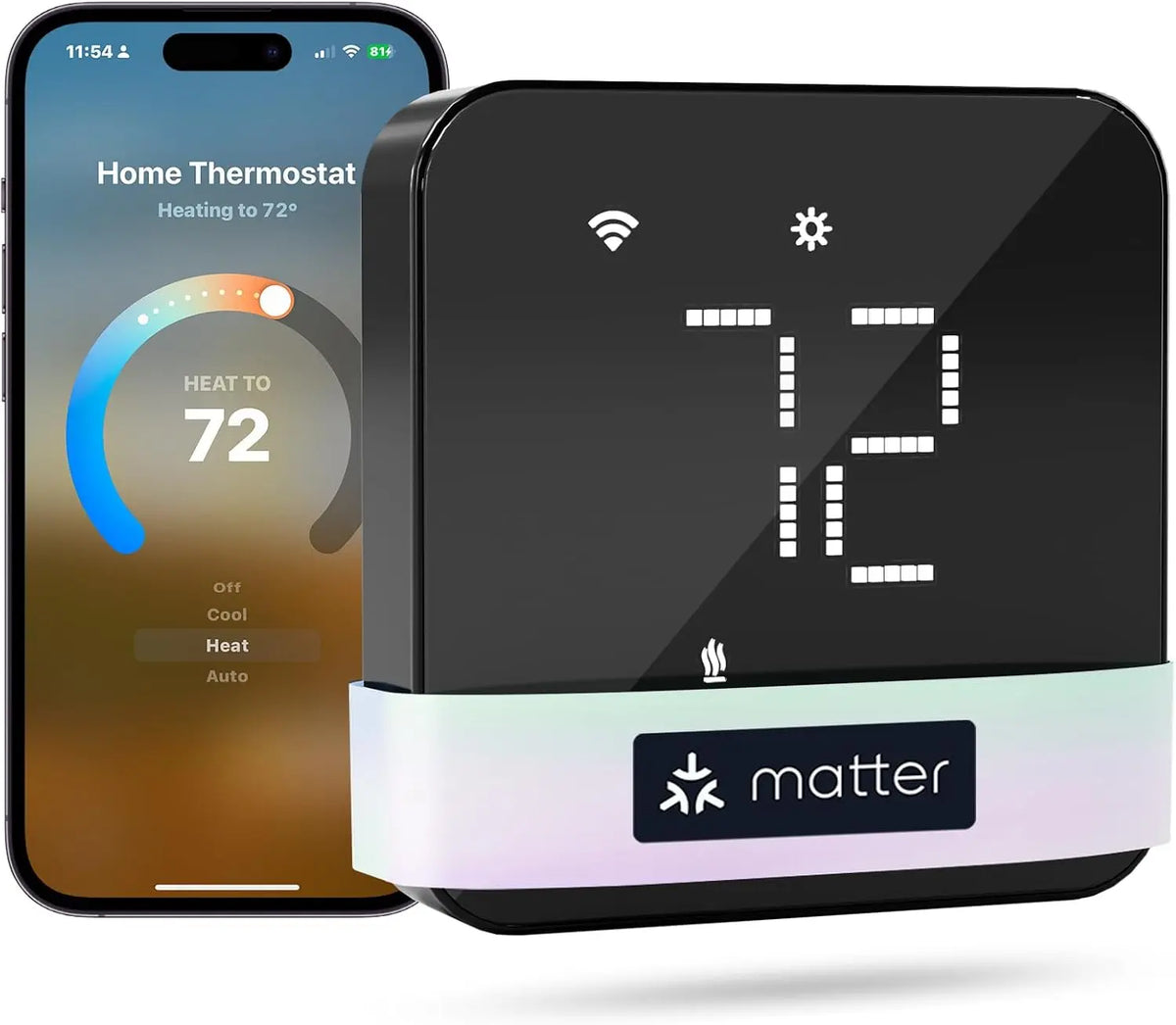 meross Smart Thermostats for Home - Matter Programmble WiFi Thermostat