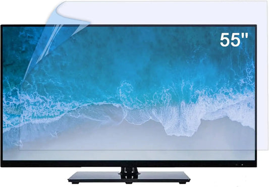 55 Inch Matte Anti-Glare TV Screen Protector - Dustproof Anti Scratch Anti Blue Light Film, Dust-Proof, Reduce Eye Fatigue Anti-Myopia, 55 Inch