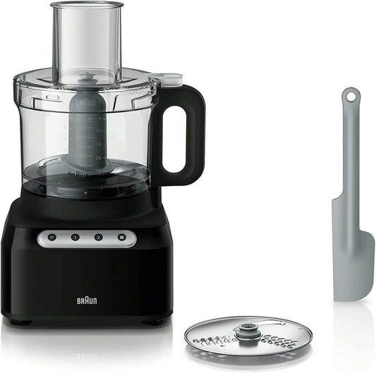 Braun FP3101BK Easy Prep 8-cup Food Processor - Black