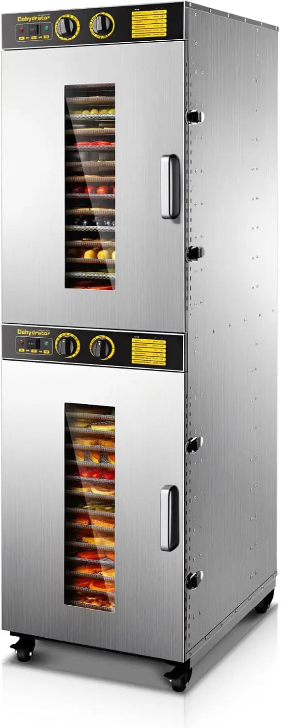 220V Commercial Food-Dehydrator Machine 32 Trays - 54ft² Large Commercial-Dehydrator