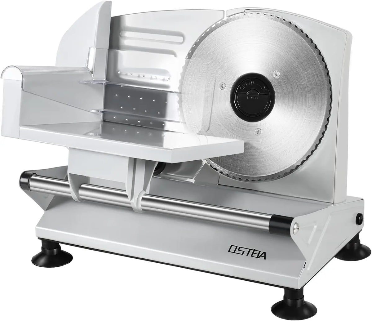OSTBA Electric Meat Slicer with 6.7 Inch Stainless Steel Blades - 150W