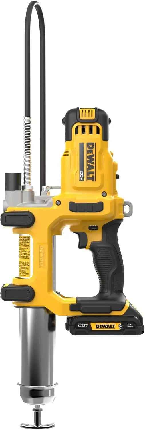 DEWALT Grease Gun 20V Max - 10, 000 PSI Variable 2-Speed Cordless Grease Gun, Oil Resistant Battery and Charger Included, 47 Inch Hose, DCGG581GD1