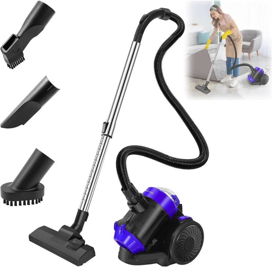 1500W Corded Vacuum Cleaner 25kPa Suction HEPA Filter - 1 Pack