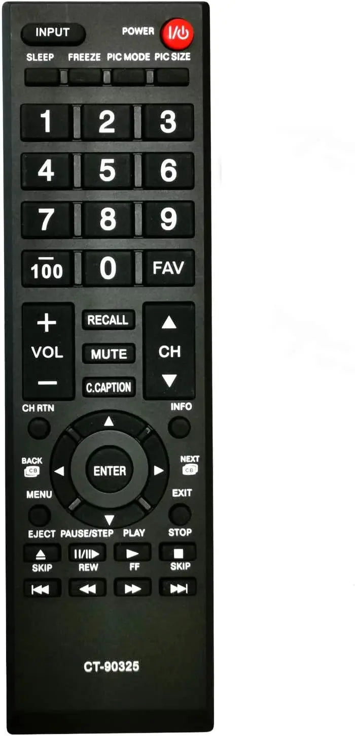 Universal Remote Control for Toshiba TVs Replacement Remote for All Toshiba LCD LED - 3D HDTV 4K UHD Smart TV Remotes