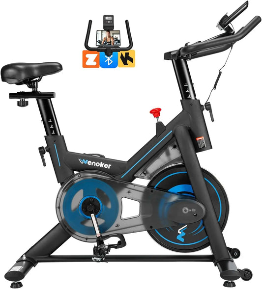 Wenoker Exercise Bike - Adjustable Magnetic Resistance Stationary Bike