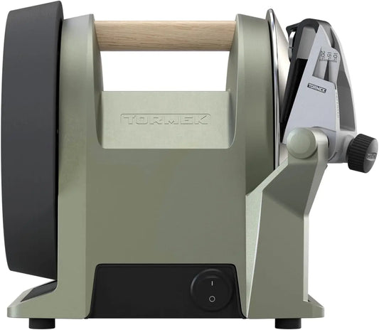 Tormek T-1 Kitchen Knife Sharpener for Home Use - US Version, English, Ash Green