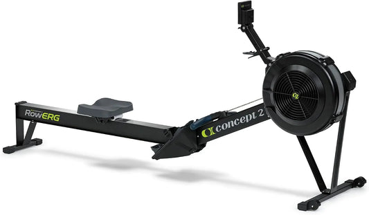 Concept2 - RowErg Indoor Rowing Machine - PM5 Monitor, Device Holder, Adjustable Air Resistance, Easy Storage