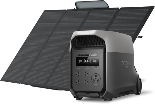 EF ECOFLOW Delta 3 Ultra 3072Wh Solar Generator - With 400W Solar Panel