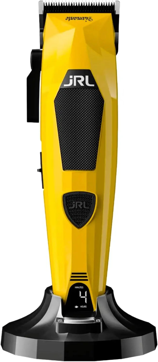 Amazon Series JRL Diamante 2025CY Professional Hair Clipper - Quiet Low Vibration Cordless Barber Fading Clipper, 8200 RPM Brushless Motor, Yellow