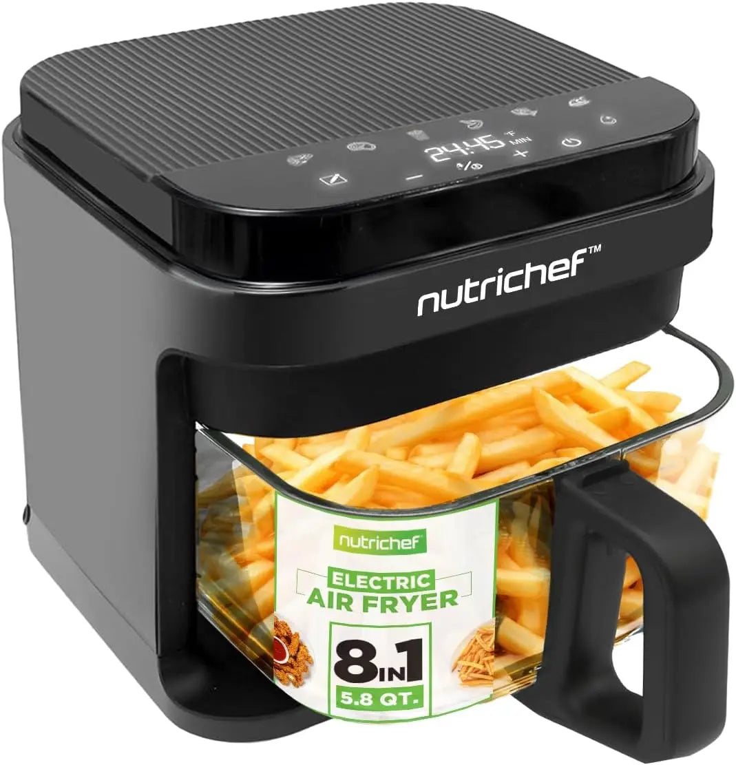 Nutrichef - 5.8 Quart Air Fryer