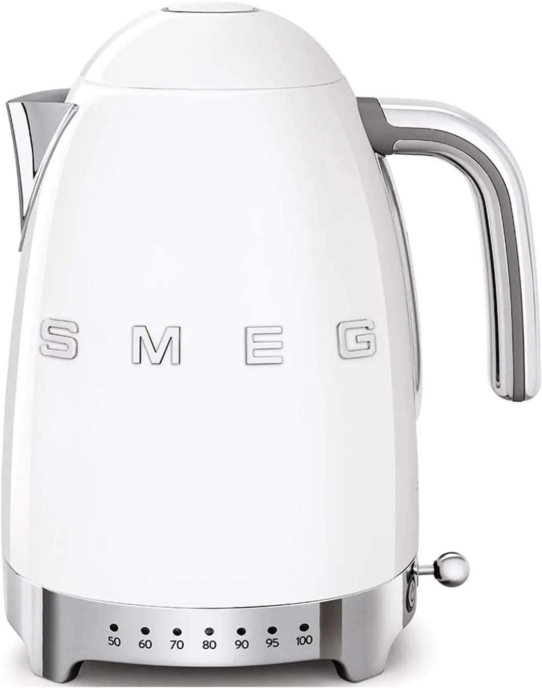SMEG KLF04WHEU Variable Temperature Kettle - 1.7L, White, 220-240V