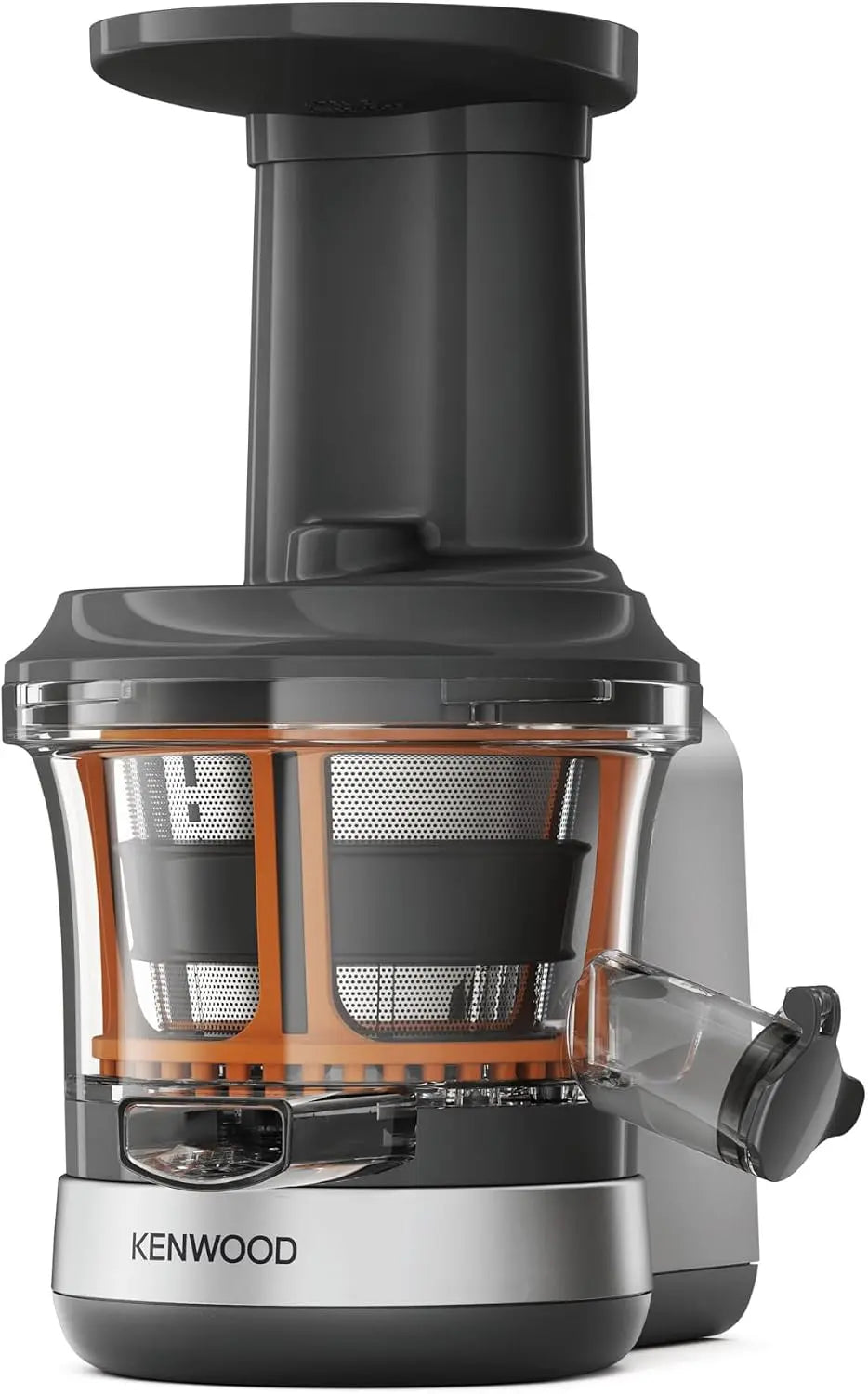 Kenwood Slow Juicer KAX720PL Accessories for Kenwood Food Processors - Electric Juicer with 400 ml Juice Container and Anti-Drip Function