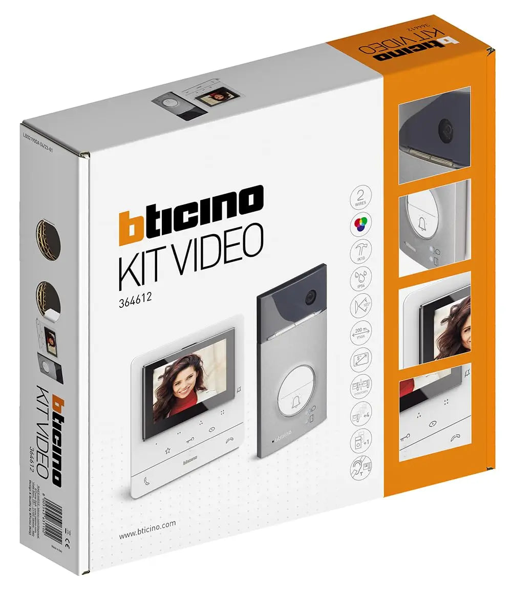 Bticino Video Kit Class 100 V16E Single family - Line 3000