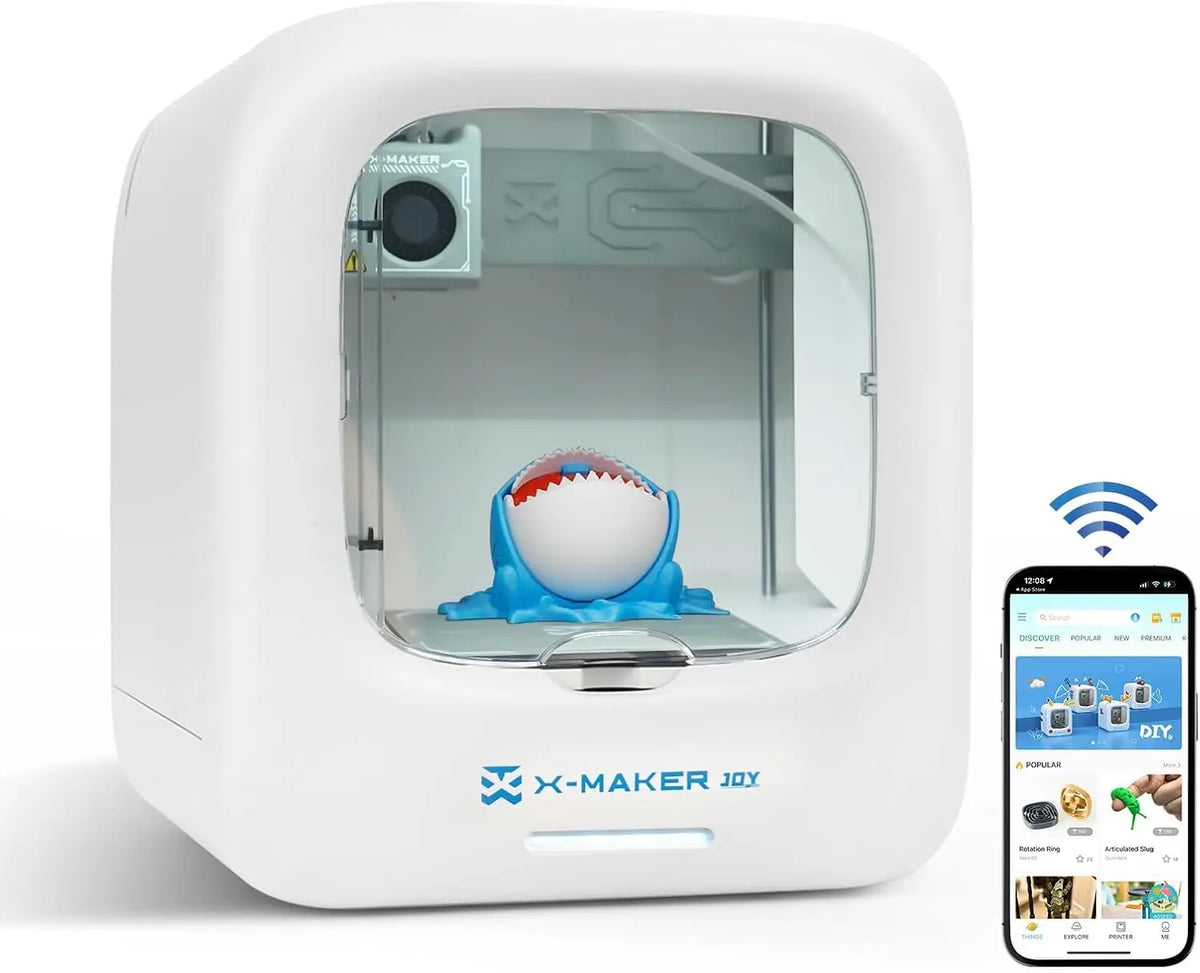 AOSEED 3D Printer - High Precision 3D Printer for Beginner, Huge Library & Customizer, Plug-and-Play Design, Wi-Fi & App Control, Create STEM
