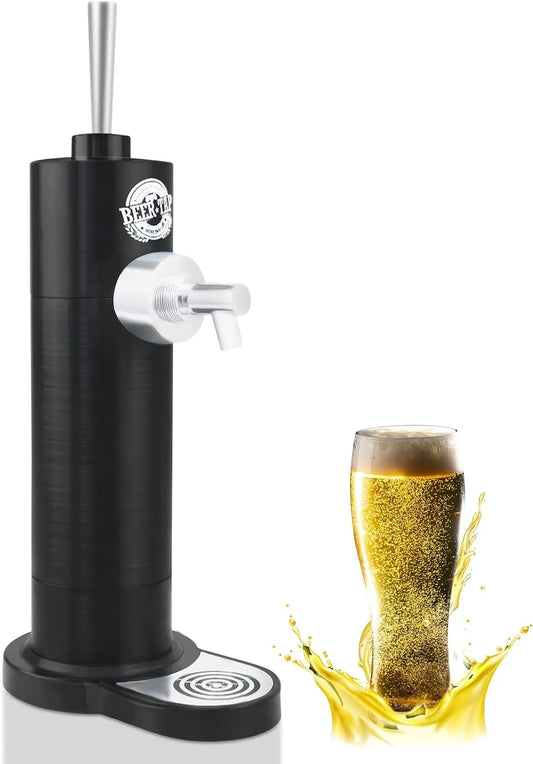 Richard Bergendi Home Draught Beer Pump - Beer kegerator, Beer Tap, Draft Beer Dispenser, Portable Mini Keg For All Can Beers, Ale, Husband, Dad, Son