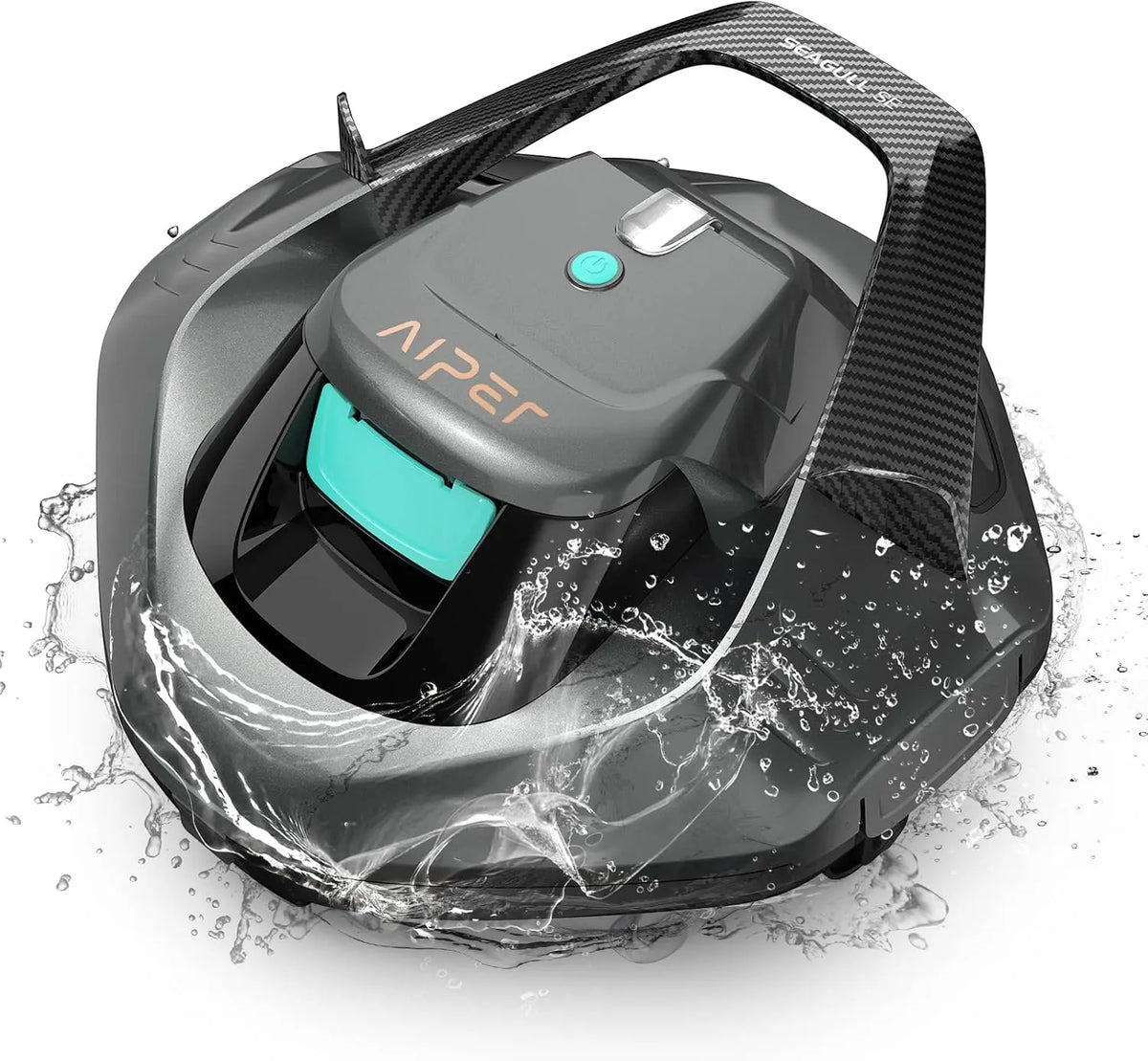 Renewed - AIPER Seagull SE 2026 Cordless Robotic Pool Cleaner with 100 Mins Runtime, 1320GPH Suction