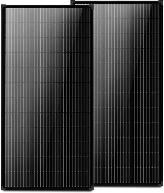 400W Solar Panels - 2 Pieces 200 Watt N-Type Solar Panel, 25.6% High Efficiency