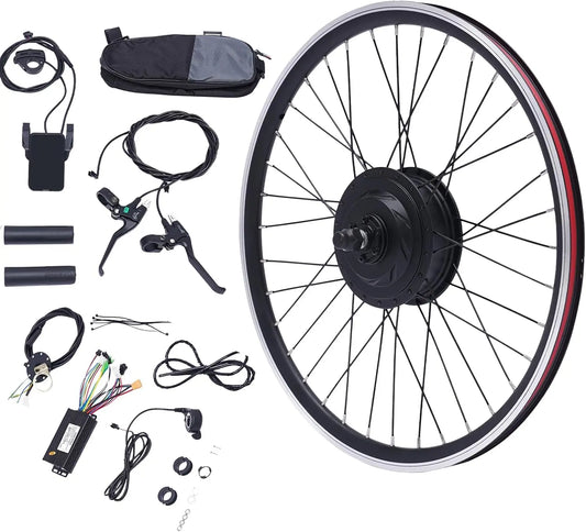 24 Inch Electric Bike Conversion Kit - 36V 500W Rear Wheel E-Bike Conversion Kit