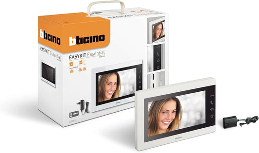 Bticino 333253 Internal 7 Inch Video Door Intercom - 2-Core 317913, with Power Supply Plug-in Plug