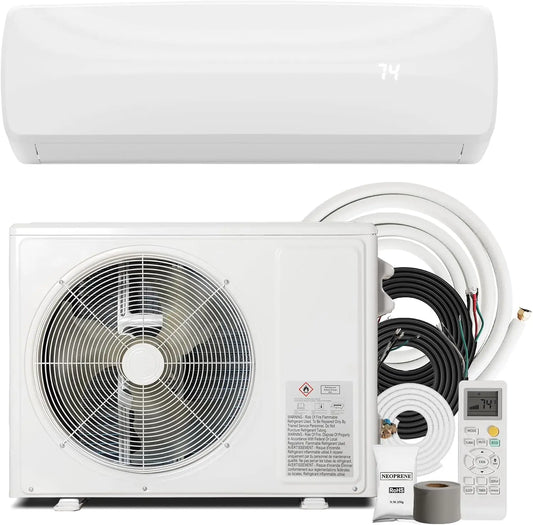 18000BTU Mini Split Air Conditioner & Heat Pump AC System - 230V