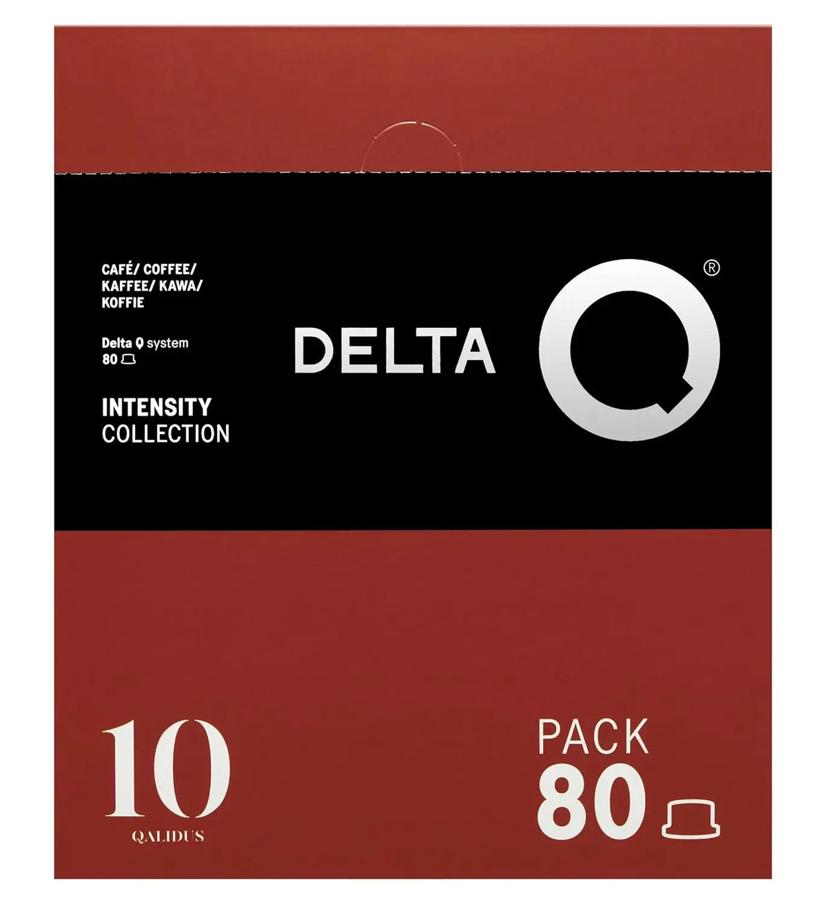 Delta Q Qalidus Coffee Pods for Delta Q Machines - 80 Capsules, XXL Pack