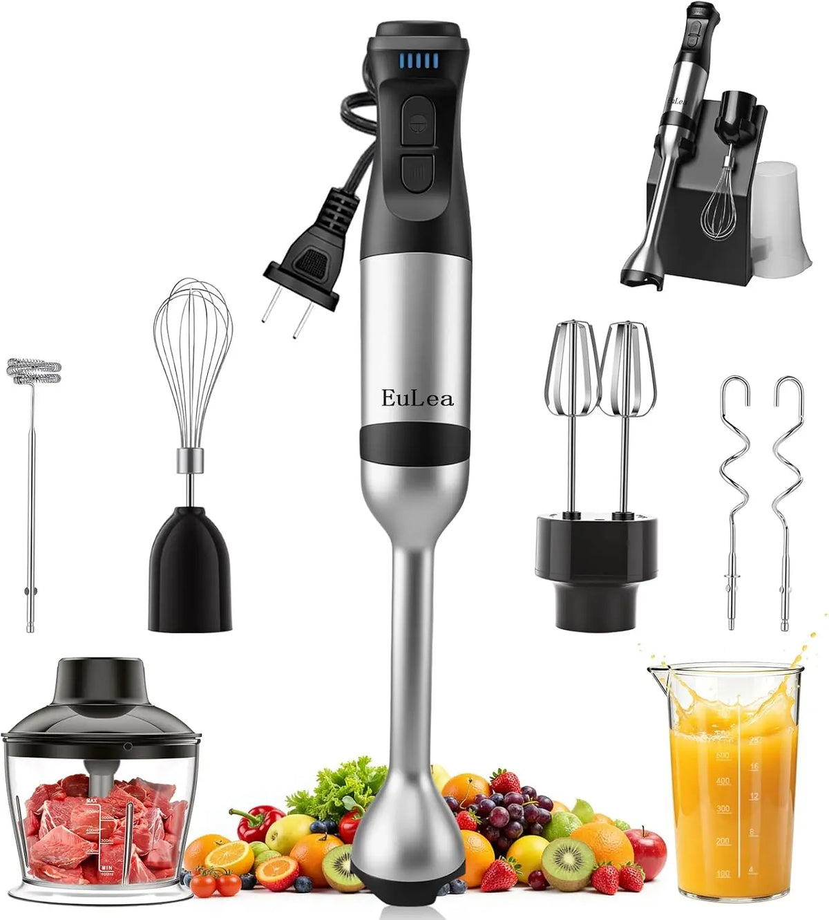 8-in-1 Immersion Blender - 1200W 5-Speed Kit