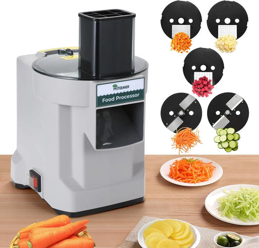 5 in 1 Electric Vegetable Chopper - Commercial Vegetable Dicer