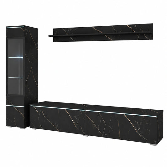 Arredo Soggiorno Vera I con LED Opzionali, Vari Colori