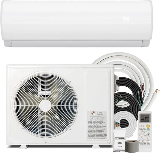 12000BTU Mini Split Air Conditioner & Heat Pump AC System - 115V