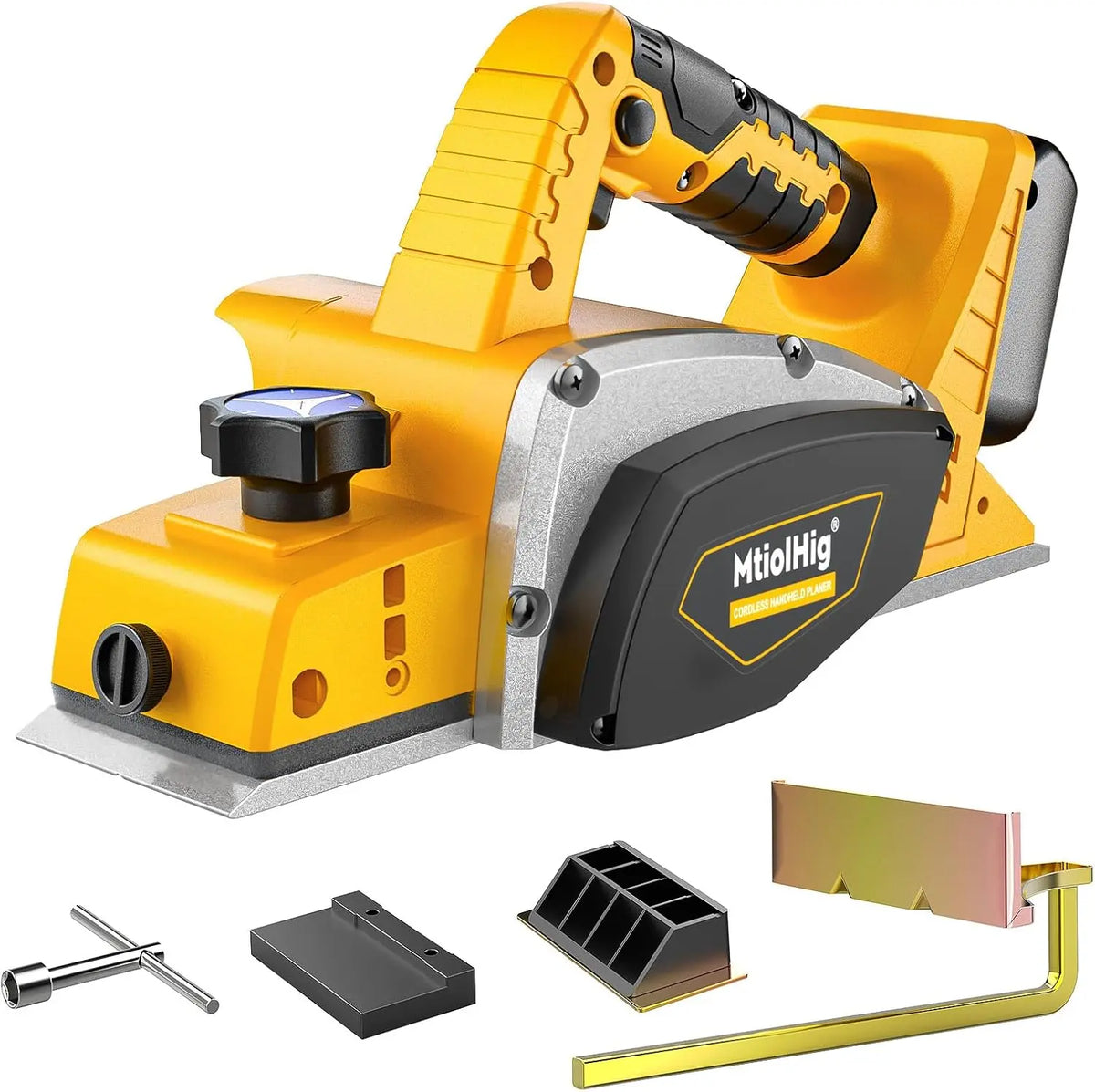 MtiolHig Cordless Planer Compatible with DeWalt 20V Battery - Tool Only