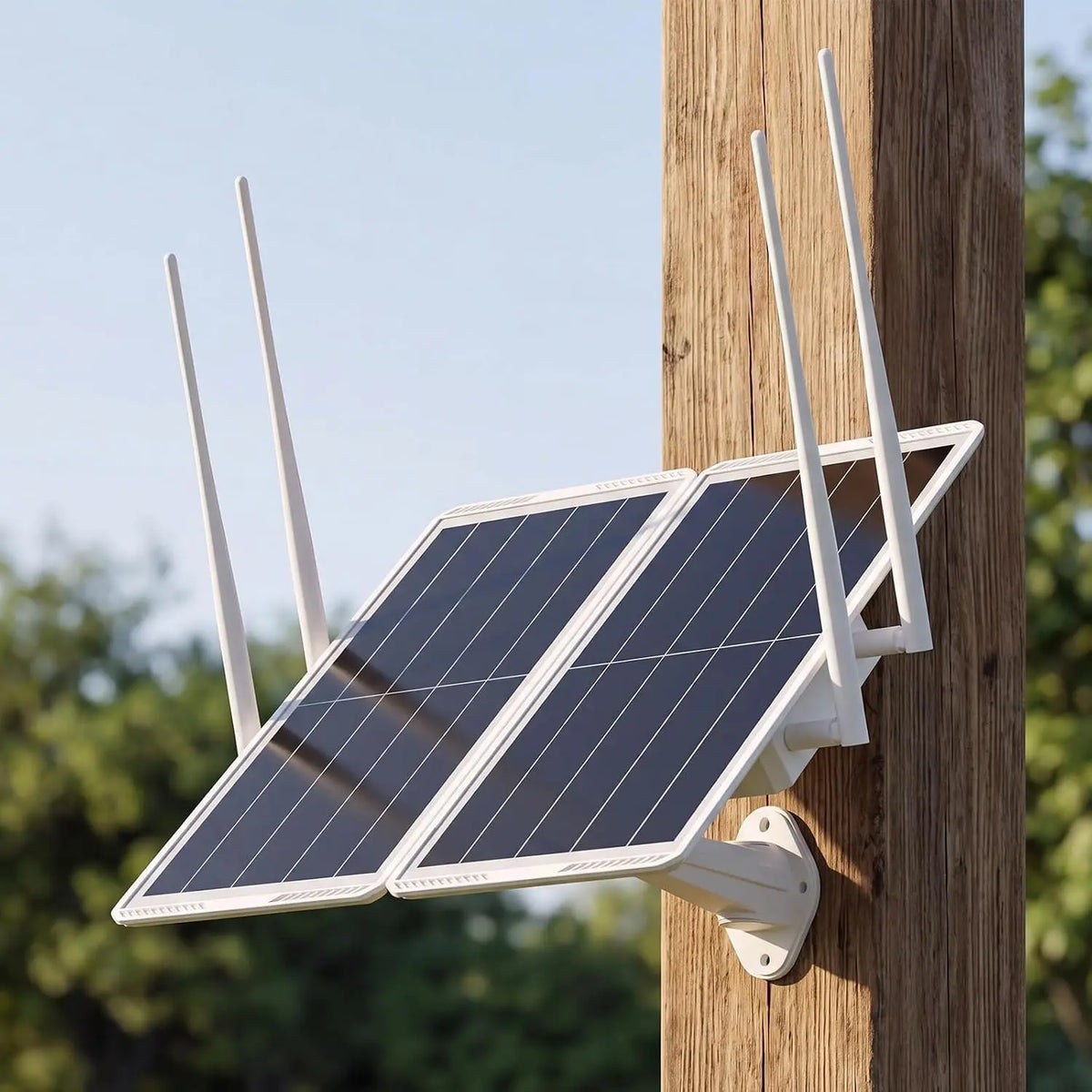 Solar WiFi Extender Outdoor - 30W Solar Panel & 30000mAh Battery