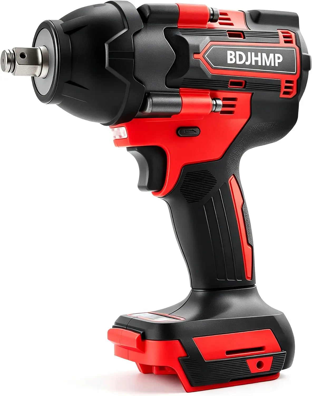 Cordless Impact Wrench 1/2 Inch - 1500 N.m/1106ft-lbs Brushless Impact Gun, Red